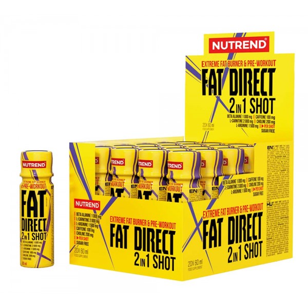 fat direct 2in1 Nutrend, shot musculation