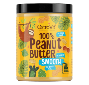 PEANUT BUTTER 100% 0SEL 1KG | OSTROVIT beurre de cacahuète naturel