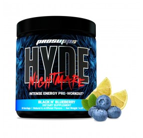 hyde nightmare preworkout Prosupps, booster avec sel d'himalaya musculation congestion