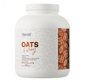 oats & whey ostrovit, prise de muscle sèche rapide avec avoine et protéine