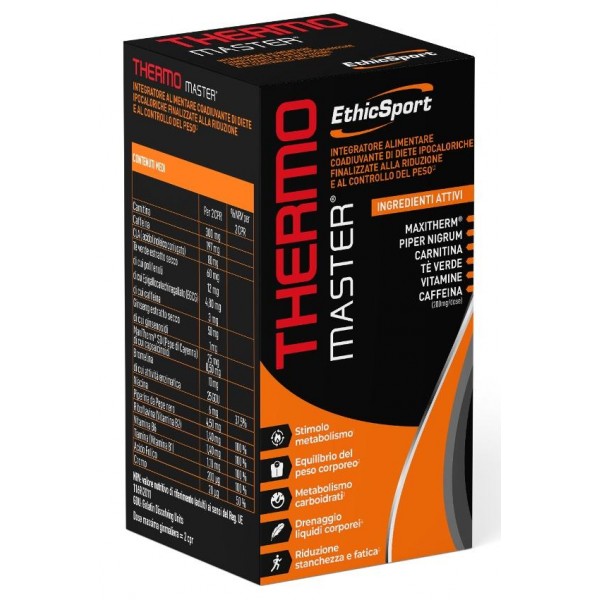 Thermo Master ETHICSPORT est le meilleur bruleur de graisse avec un effet puissant pour perdre rapidement du poids